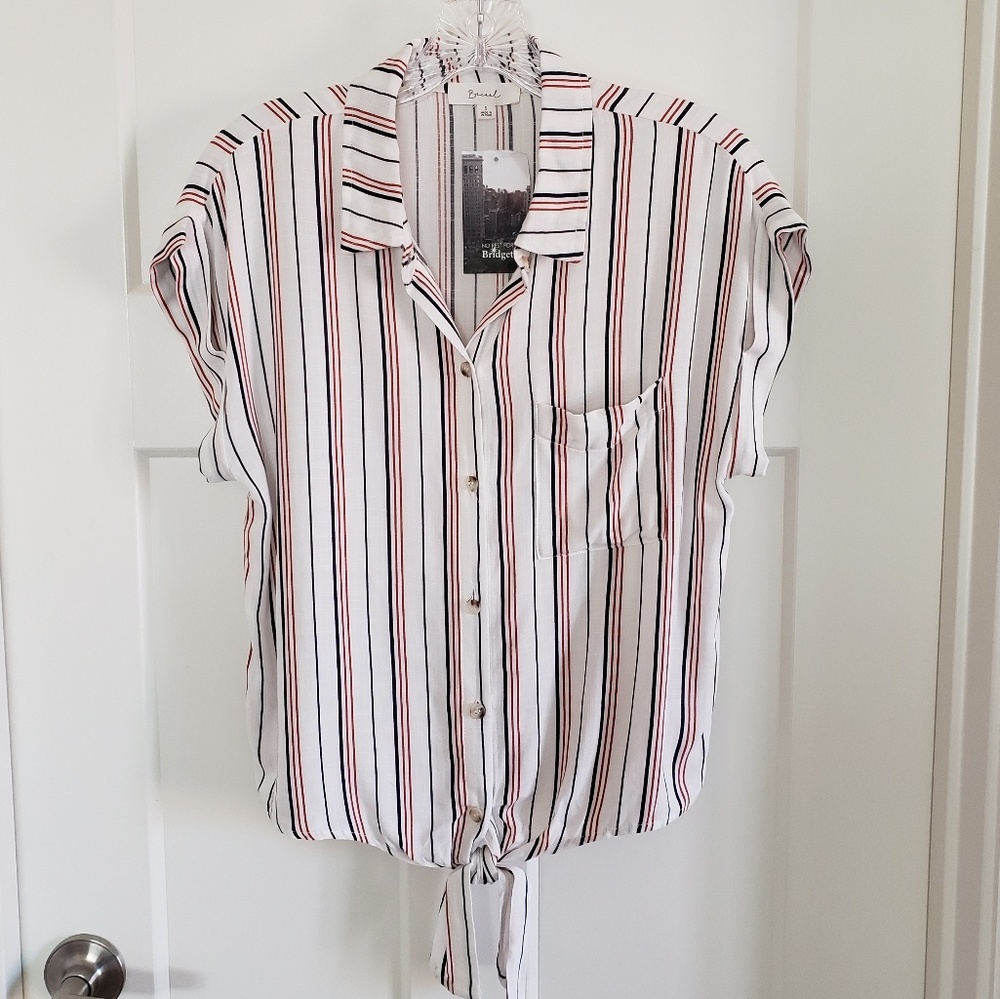 No Rest For Bridget Tie-Front Top